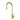Ikon Clasico Hampton Brushed Gold Pull-Out Sink Mixer - Ceramic Handle