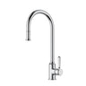 Ikon Clasico Hampton Chrome Pull-Out Sink Mixer - Ceramic Handle