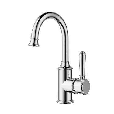 Ikon Clasico Hampton Chrome Gooseneck Basin Mixer