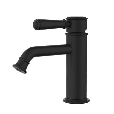 Ikon Clasico Hampton Matte Black Basin Mixer