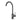 Ikon Hali Gun Metal Gooseneck Kitchen Sink Mixer Tap, front view