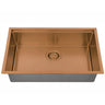 Kliff 810x440mm Brushed Bronze single bowl kitchen sink