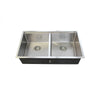 Kliff 820x450mm Stainless Steel double bowl kitchen sink
