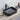 Kliff 500mm rectangular above counter basin in matte black on a bathroom vanity top