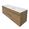 Camden 1500mm Timber Wall Hung Vanity Prime Oak - RJ Bathroom