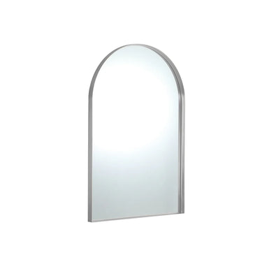 Arco 600x900mm Brushed Nickel arch framed mirror