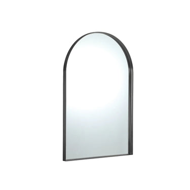 Arco 600x900mm Gun Metal arch framed mirror