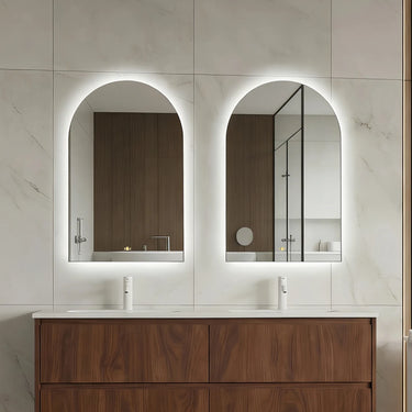 Arco 600x900mm arch backlit led mirror