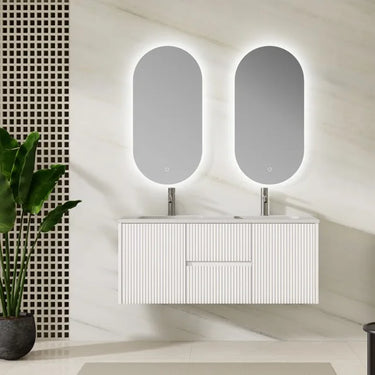 Ellips 450x900mm oval pill backlit led mirror