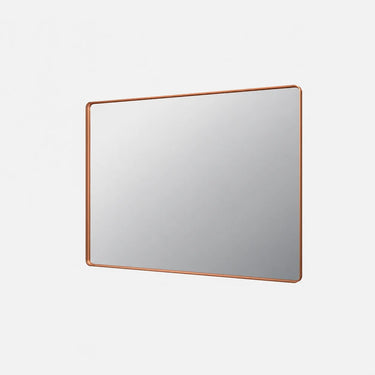Rectta 1200x900mm Brushed Copper rectangular framed mirror
