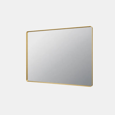 Rectta 1200x900mm Brushed Gold rectangular framed mirror