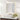 Mercio Luna 750x750mm square frameless backlit LED mirror, shown from a side angle