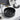 Olley Fine Ceramic 300mm Round Above Counter Matte Black Basin - RJ Bathroom