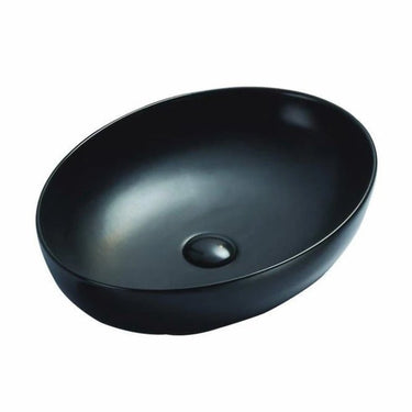 Oria 500x400mm Above Counter Matte Black Basin - RJ Bathroom