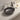 Oria 500mm oval above counter basin in matte black marble look on a bathroom bench