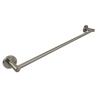Otus Single Towel Rail 750mm Brushed Nickel - RJ Bathroom