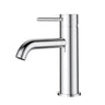Otus Slimline SS Basin Mixer Curved Spout Chrome - RJ Bathroom