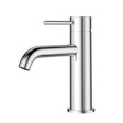 Otus Slimline SS Basin Mixer Curved Spout Chrome - RJ Bathroom