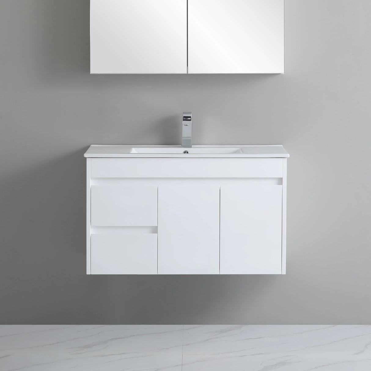 Polar PVC Waterproof 900mm Wall Hung Vanity