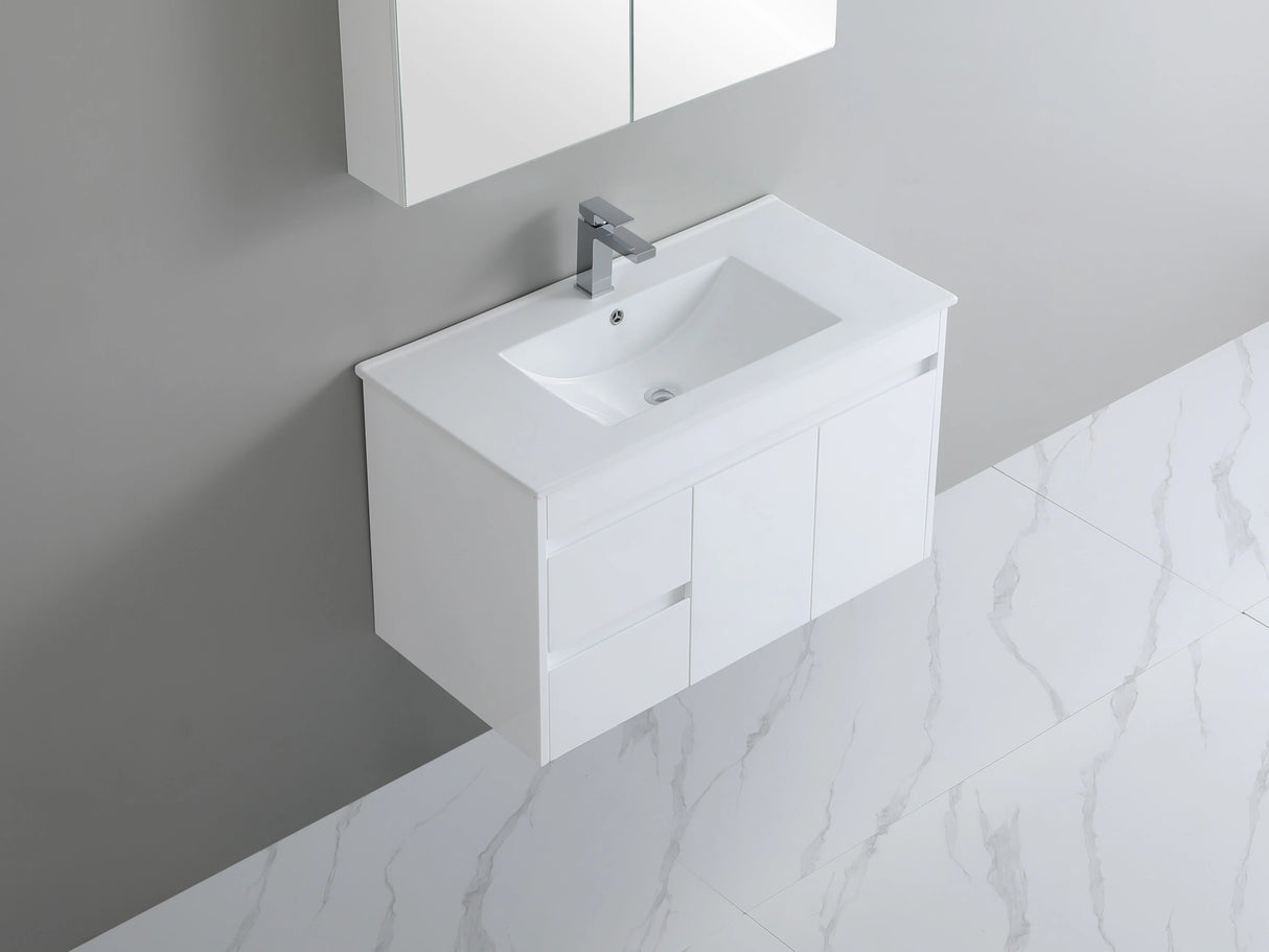 Polar PVC Waterproof 900mm Wall Hung Vanity