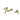 Ikon Clasico Hampton Brushed Gold Bath Tap Set - Ceramic Handle