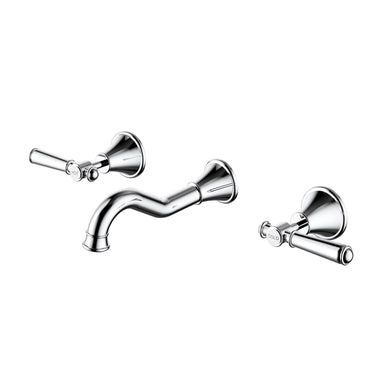 Ikon Clasico Hampton Chrome Bath Tap Set