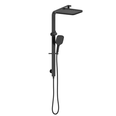 Ikon Ceram Matte Black twin shower set