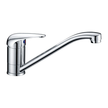 Ruby II Chrome Swivel Kitchen Sink Mixer, front view