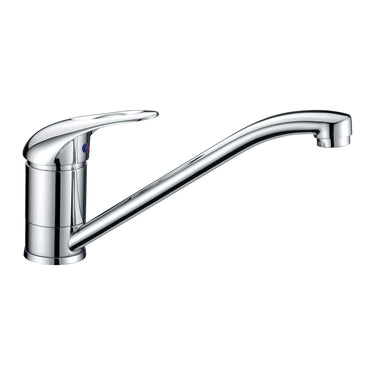 Mina II Chrome Swivel Kitchen Sink Mixer, front view