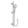 Otus Slimline brushed nickel shower rail set with adjustable slider – PSH041A-BN