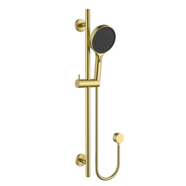 Ikon Sulu II Brushed Gold Shower Rail PSH046-BG