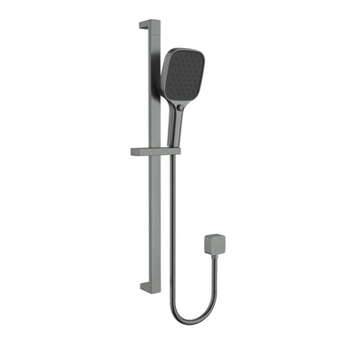 Ikon Ceram Gun Metal rail shower