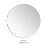 Round Frameless Pencil Edge Mirror 700x700mm - RJ Bathroom