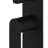 Ruki Wall Mixer with Diverter Matt Black - RJ Bathroom