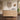 Scandinavia 1500mm Single Bowl Classic Oak Timber Freestanding Vanity with white ceramic basin top and oval LED mirror in a styled bathroom - RJ Bathroom