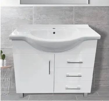 Semi-Recessed Bathroom Freestanding Vanity 900mm - RJ Bathroom
