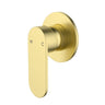 Sora SS Wall Mixer for Shower or Bath | Brushed Gold - RJ Bathroom