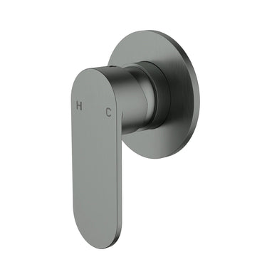 Sora SS Wall Mixer for Shower or Bath | Gun Metal - RJ Bathroom