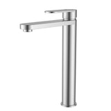 Sora Tall Basin Mixer Stainless Steel(Brushed Nickel) - RJ Bathroom