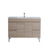 Timber Wood Grain Stella Oak 1200mm PVC Waterproof Freestanding Vanity Undermount Stone Top - RJ Bathroom