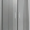 Semi Frameless Double Sliding Corner Chrome Shower Screen - RJ Bathroom