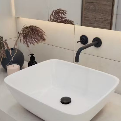 Pop Up Waste Universal Basin Matte Black - BW099-MB - RJ Bathroom