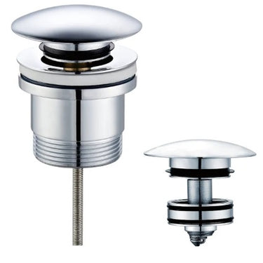 Pop Up Waste Universal Basin Chrome - BW099 - RJ Bathroom