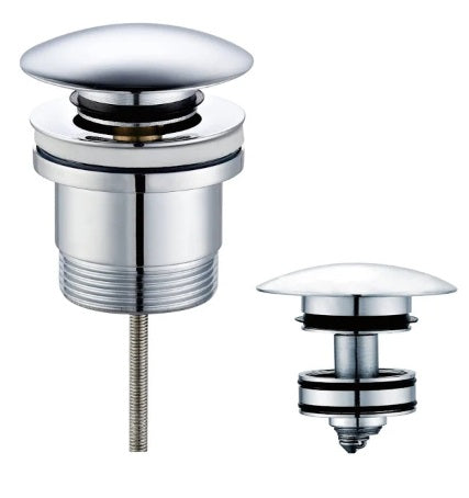 Pop Up Waste Universal Basin Chrome - BW099 - RJ Bathroom