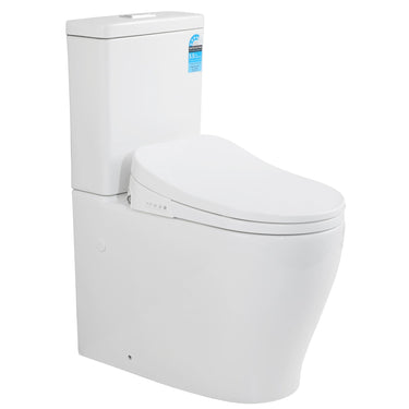 Zeus Rimless Tornado Silent High End Back To Wall Toilet Suite with Bidet Smart Seat - RJ Bathroom
