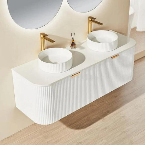 Fluted Groove Vanity - RJ Bathroom