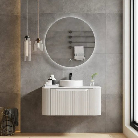 Fluted Groove Vanity - RJ Bathroom