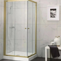 Semi Frameless Shower Screen - RJ Bathroom