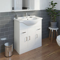 Semi Recessed Vanities - RJ Bathroom
