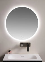 Luna Round Frameless Anti-Fog Backlit Bathroom LED Mirror 600x600mm